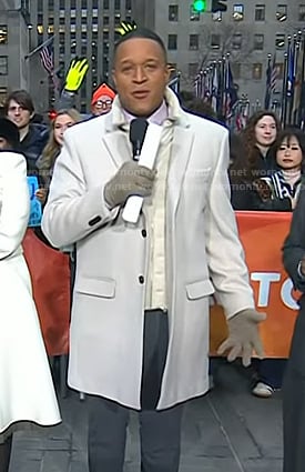 Craig’s white coat on Today