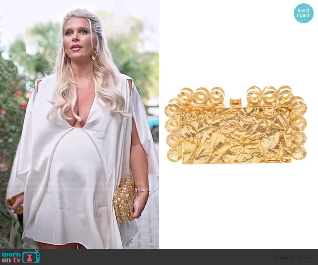 Cult Gaia Harlow Clutch worn by Madison LeCroy on Southern Charm