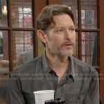 Daniel’s grey button down shirt on The Young and the Restless