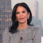 Darlene’s geometric print keyhole dress on Today