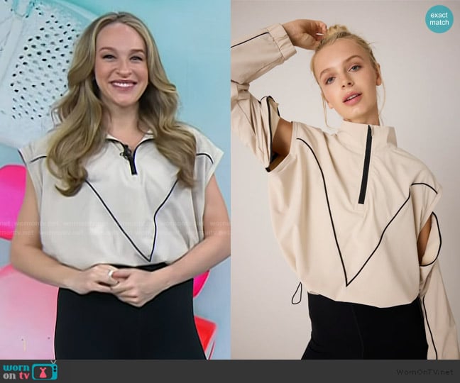 Daughter Lessons Utility Vest worn by Jacqueline Andriacos on Today