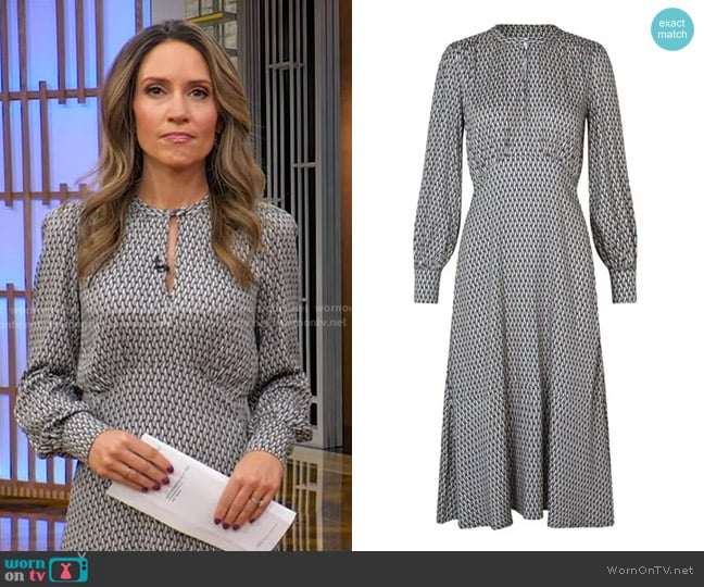 Dea Kudibal Rumer Midi Dress worn by Rhiannon Ally on Good Morning America