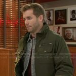 Derek’s green jacket on Beyond the Gates