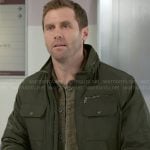 Derek's green jacket on Beyond the Gates