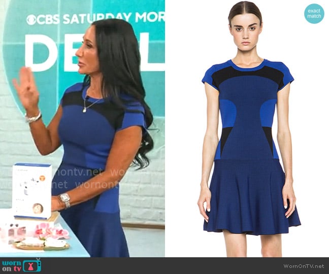 Diane von Furstenberg Renee Dress worn by Elizabeth Werner on CBS Mornings