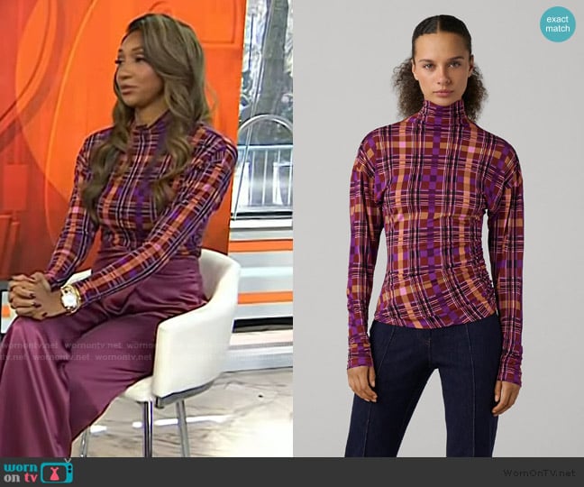 Diane von Furstenberg Tatum Turtleneck worn by Maria Taylor on Today