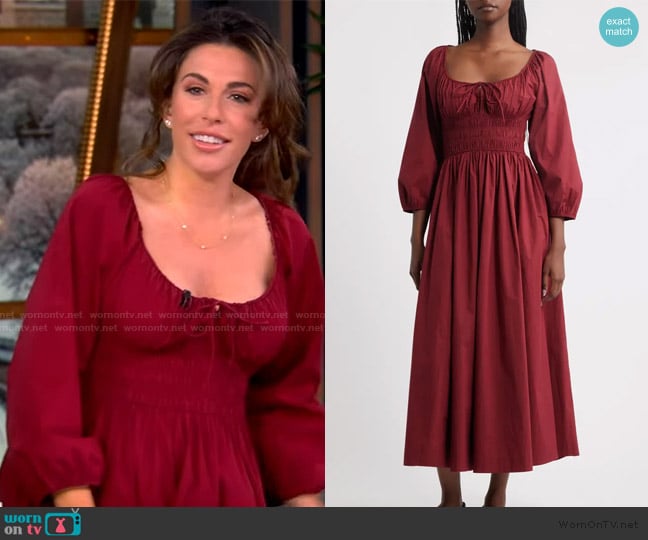 Doen Quintessa Cotton Midi-Dress worn by Alyssa Farah Griffin on The View
