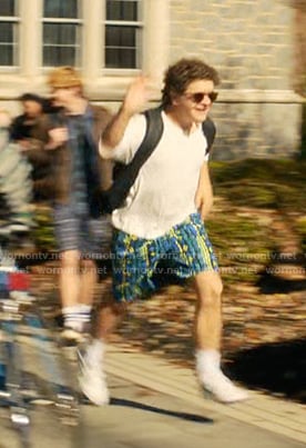 Dustin's print shorts on Stranger Things