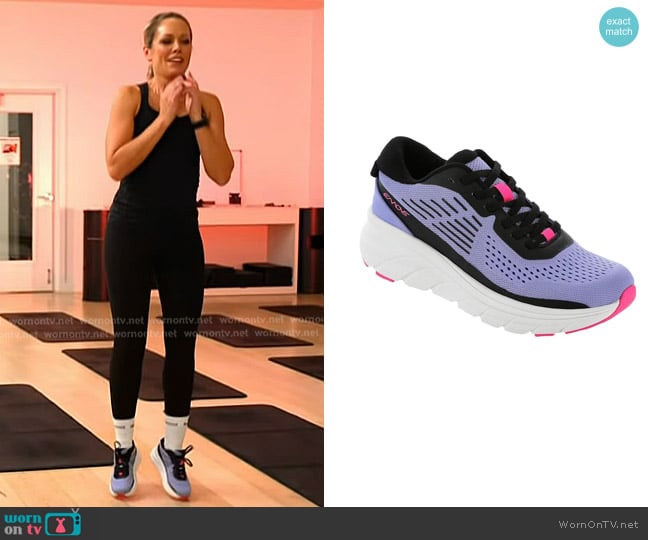 Dylan’s purple sneakers on Today