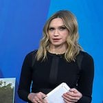 Ellison Barber’s black midi dress on Today