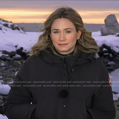 Ellison’s black hooded jacket on NBC News Daily