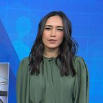 Emilie’s green puff sleeve blouse on Today