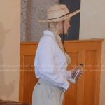 Erika's beige cargo pants on The Real Housewives of Beverly Hills