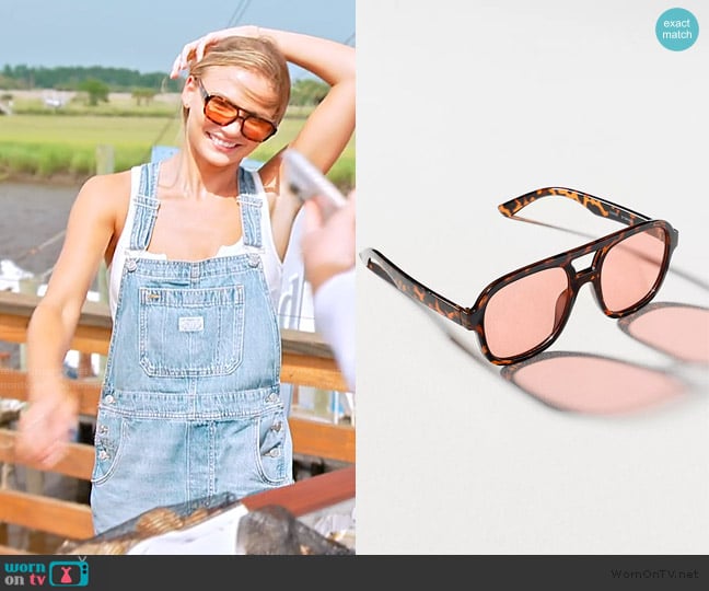 Eyeking Tori Aviator Colorful Lens Sunglasses worn by Charley Manley on Southern Charm
