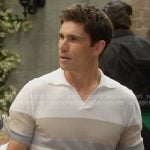 Finn’s colorblock polo on The Bold and the Beautiful
