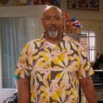 Frank’s floral print shirt on The Upshaws