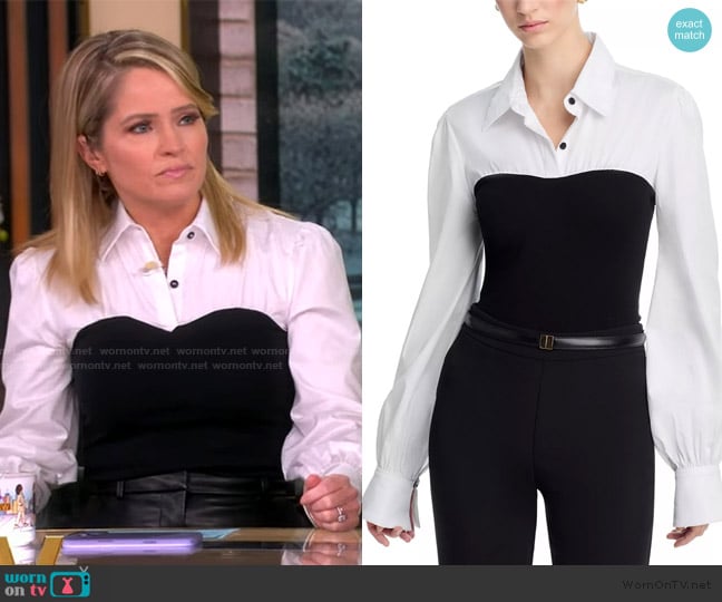 Generation Love Franny Top worn by Sara Haines on The View