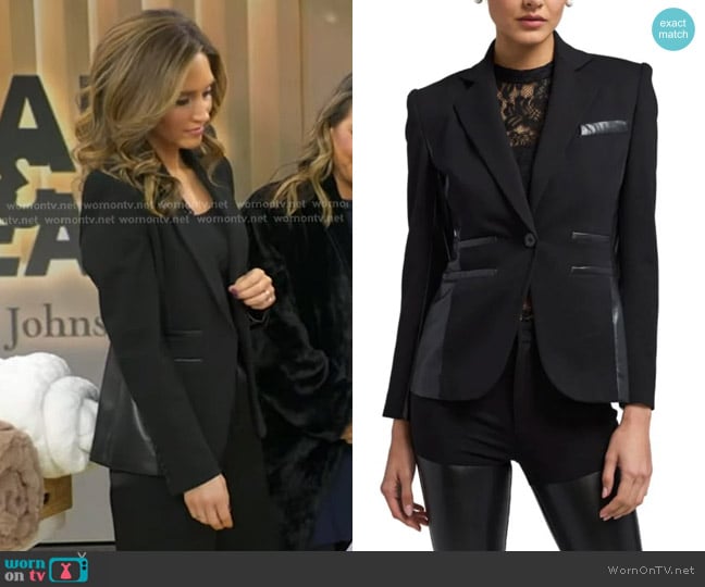 Generation Love Gayle Blazer worn by Rhiannon Ally on Good Morning America
