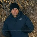 George Solis’s navy hooded jacket on Today