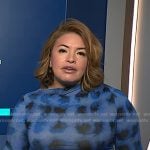 Gilma's blue plaid dress on NBC News Daily