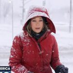 Ginger’s red hooded jacket on Good Morning America