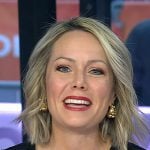 Dylan's gold tear drop earrings on Today