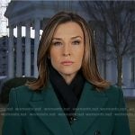 Mary’s green coat on Good Morning America