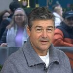 Kyle Chandler’s grey quarter-zip sweater on Today