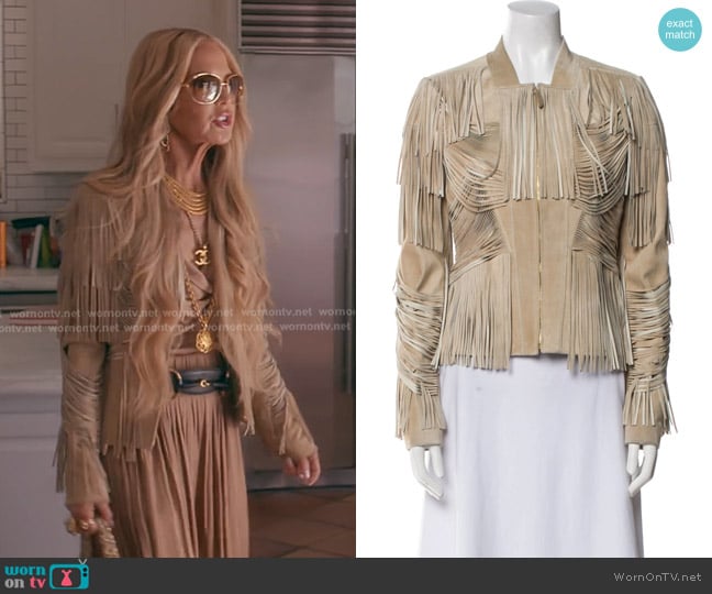 Gucci Vintage 2011 Collection Jacket worn by Erika Jayne on The Real Housewives of Beverly Hills