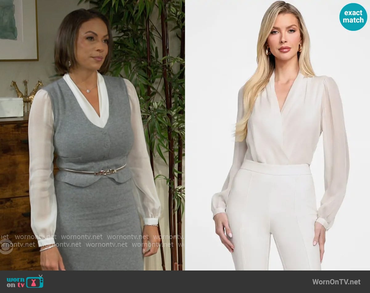 Guess Daria Bodysuit worn by Nicole Dupree Richardson (Daphnee Duplaix) on Beyond the Gates