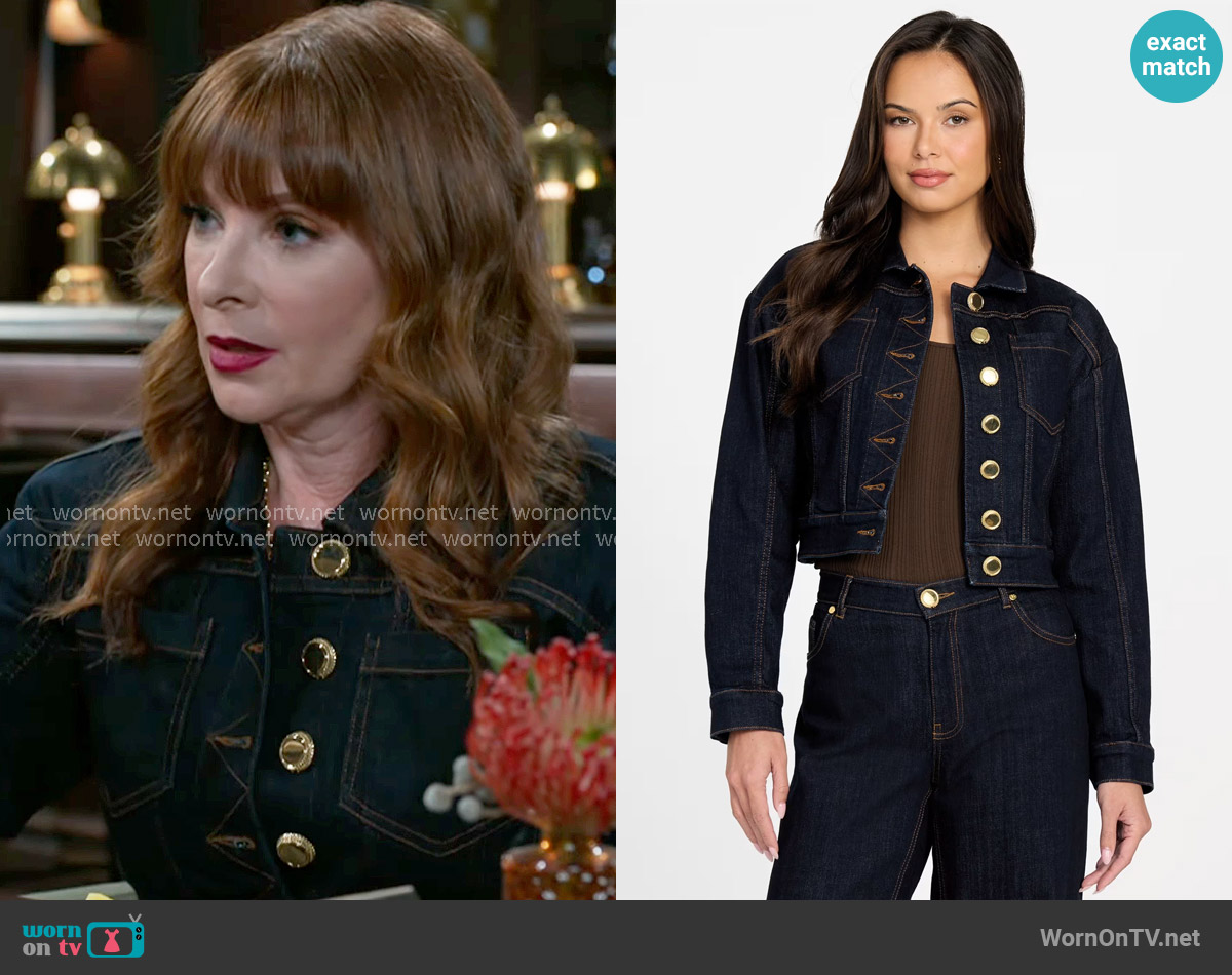 Pamela’s denim jacket on Beyond the Gates