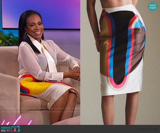 Harbison Muse Pencil Skirt worn by Sheryl Lee Ralph on The Jennifer Hudson Show