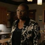 Hen's animal print jacket on 9-1-1