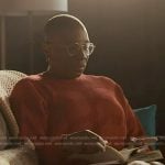 Hen’s red 22 knit sweater on 9-1-1