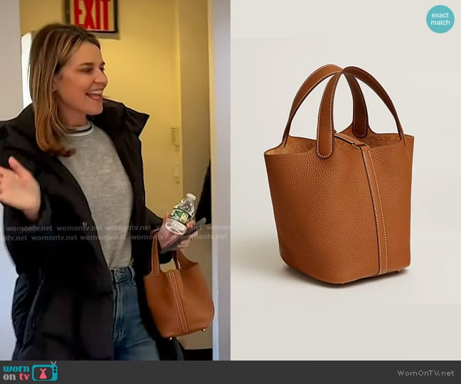 Hermes Picotin Lock 18 Bag worn by Savannah Guthrie on Today