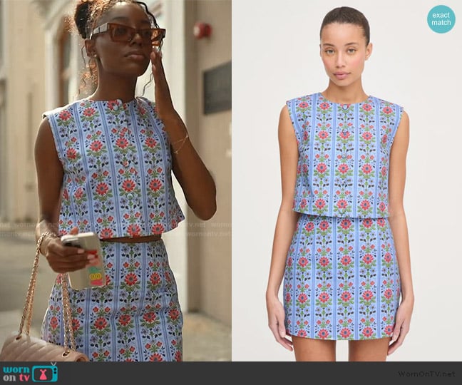 Hill House Home The Rosalie Top worn by Venita Aspen on Southern Charm