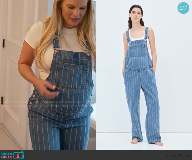 H&M Mama Before & After Denim Overalls worn by Madison LeCroy on Southern Charm