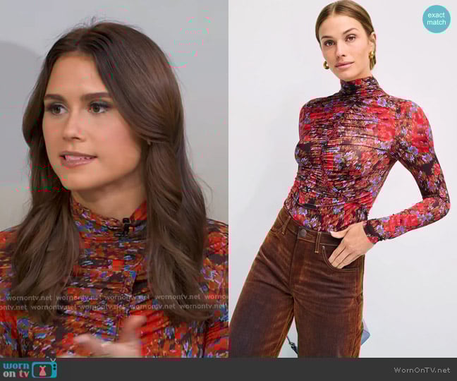 Hofmann Copenhagen Rebecca Jersey Top worn by Sophie Flay on Good Morning America