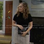 Hope’s tweed skirt dress on The Bold and the Beautiful