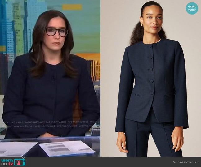 Savannah’s navy jacket on NBC News Daily