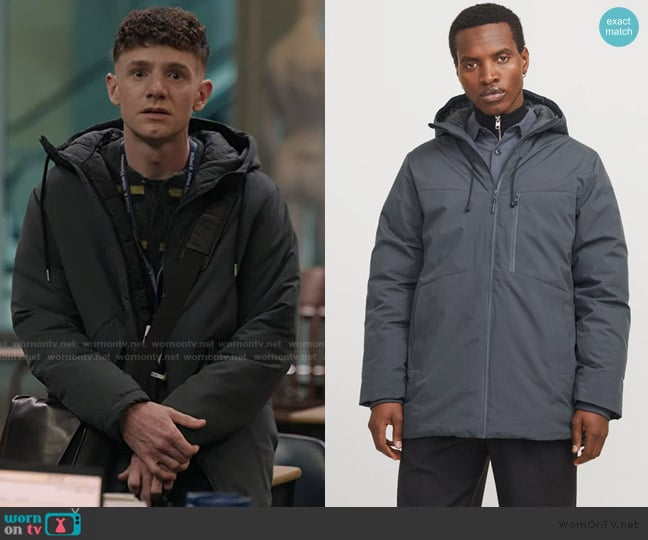 Jack and Jones Parka Jacket worn by Jacob Hill (Chris Perfetti) on Abbott Elementary