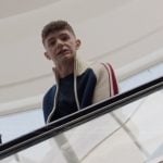 Jacob’s colorblock bomber jacket on Abbott Elementary