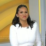 Laura’s white peplum jacket on Today