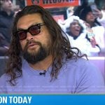 Jason Momoa’s blue knit sweater on Today