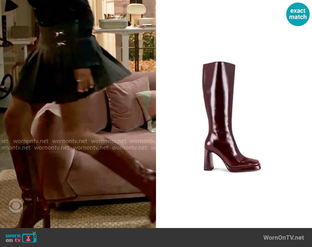 Jeffrey Campbell Maximal-2 Boot worn by Kat Richardson (Colby Muhammad) on Beyond the Gates