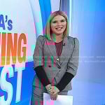 Jenna’s grey colorblock blazer and pants on Today