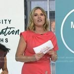 Jenna’s pink slit dress on Today