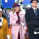 Jenna’s pink mohair wrap coat on Today