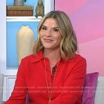 Jenna’s red polo sweater on Today