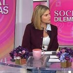 Jenna’s grey studded suede clogs on Today